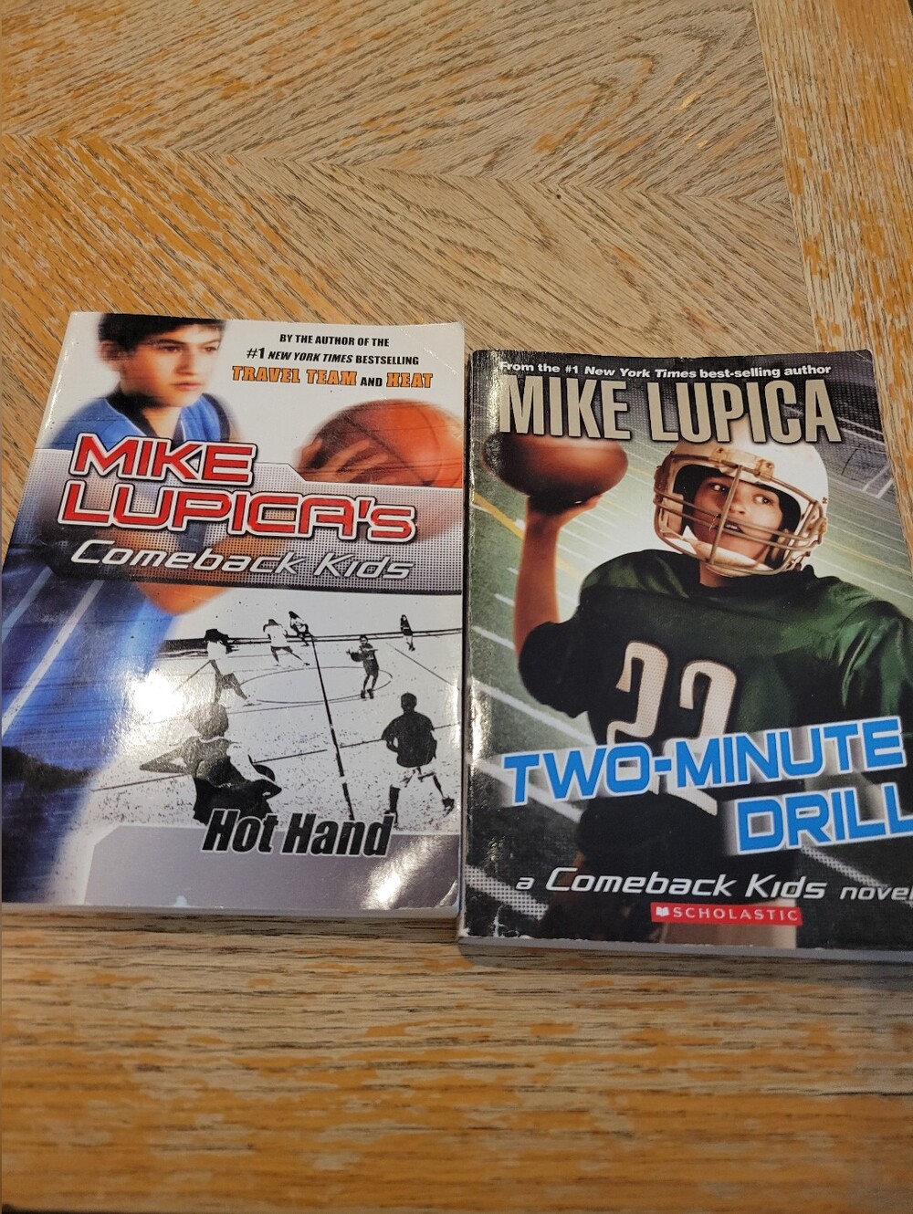 Mike Lupica Comeback Kids Book Bundle- Hot Hands And Two-Minute Drill